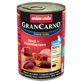 Animonda GranCarno Junior Hovězí + krůtí srdce 400 g